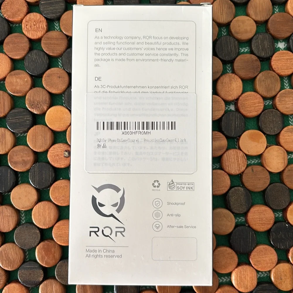 RQR 13 Pro Clear Phone Case with 2 Tempered Glass Screen Protectors